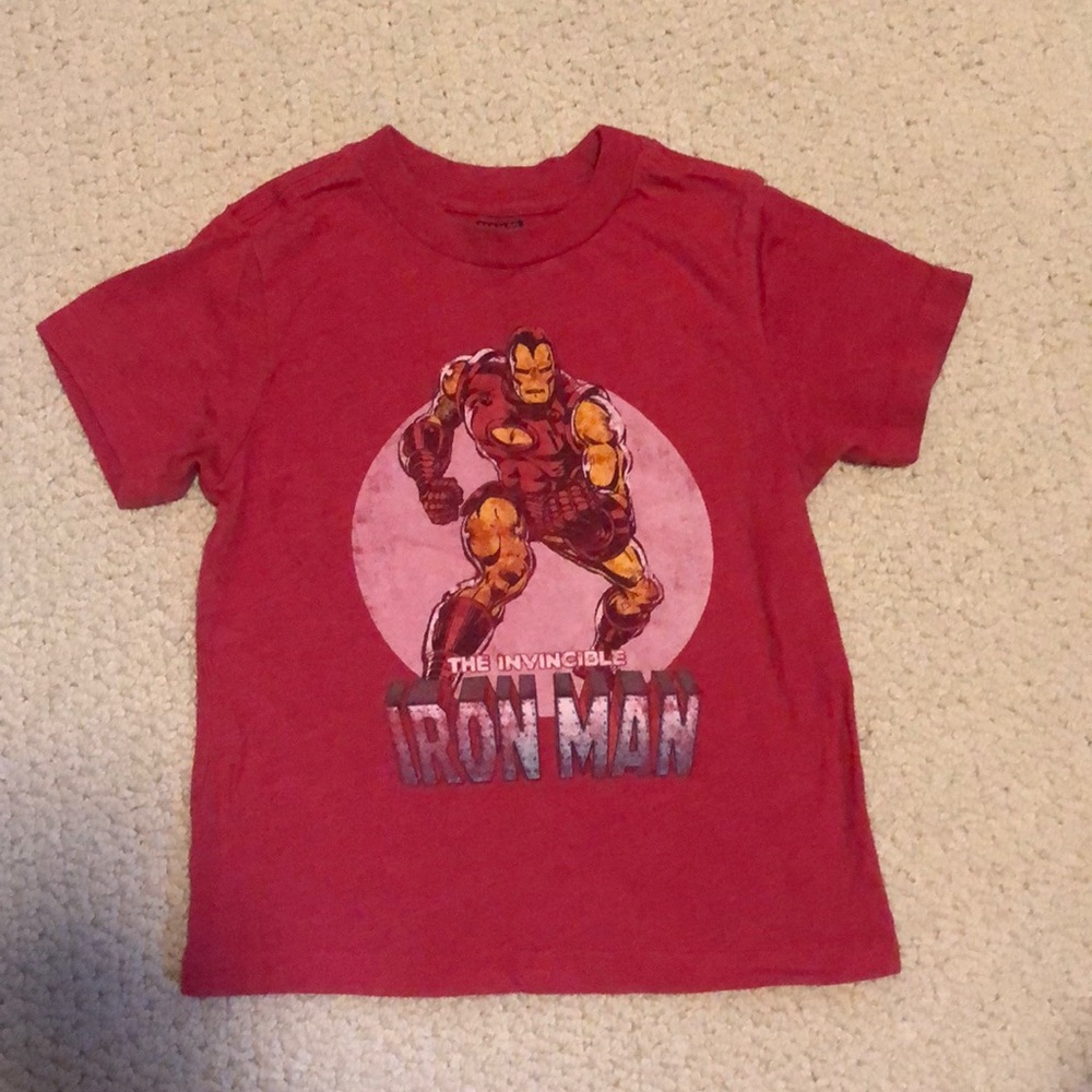 Boys Iron man short sleeve tee